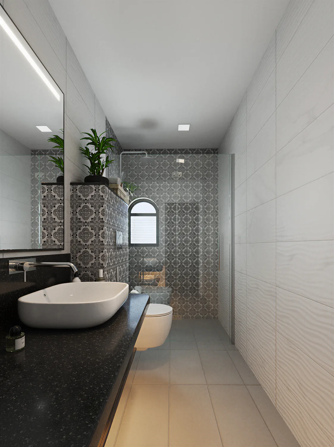 Bathroom first floor interior