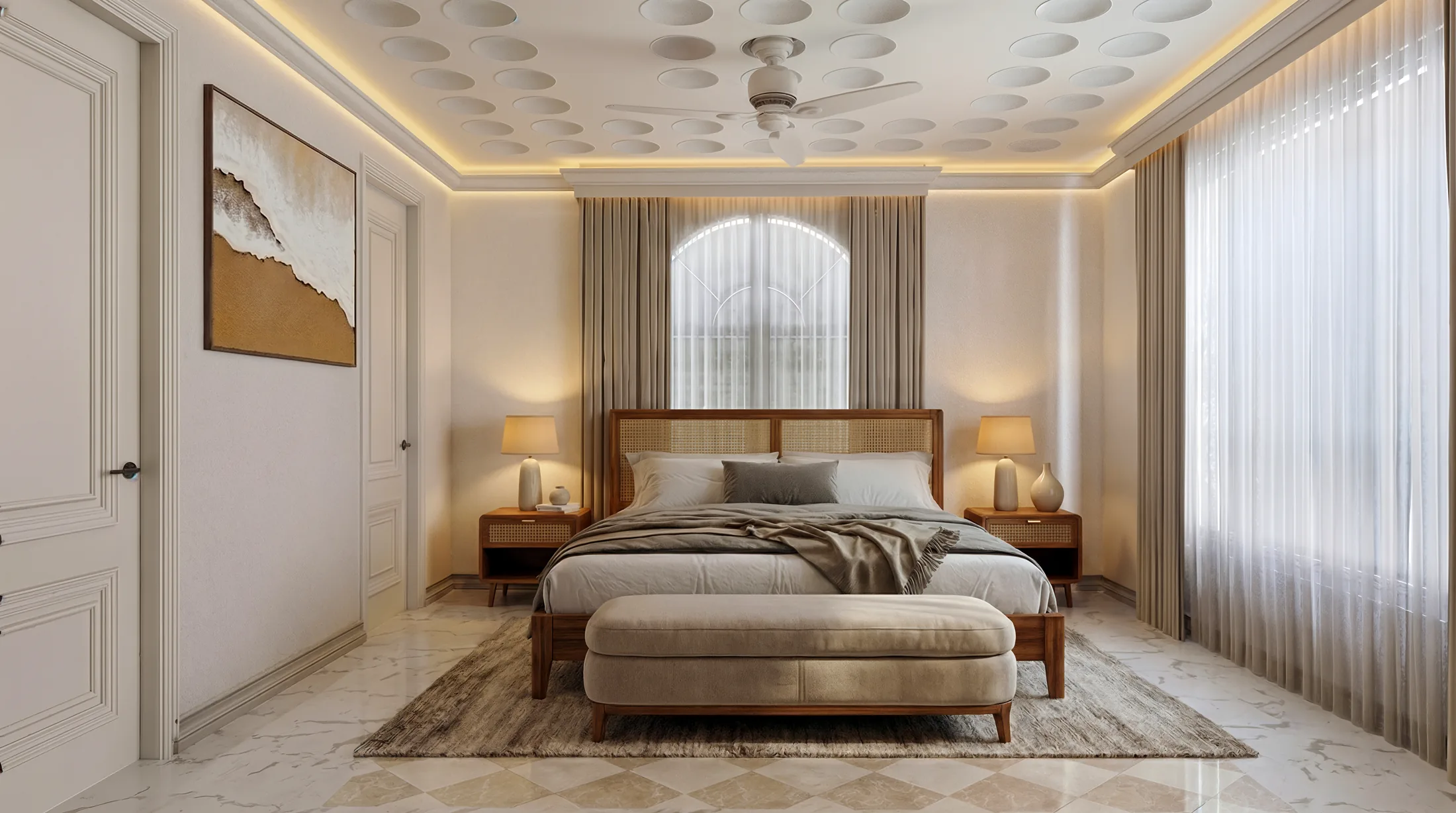 Bedroom suite interior